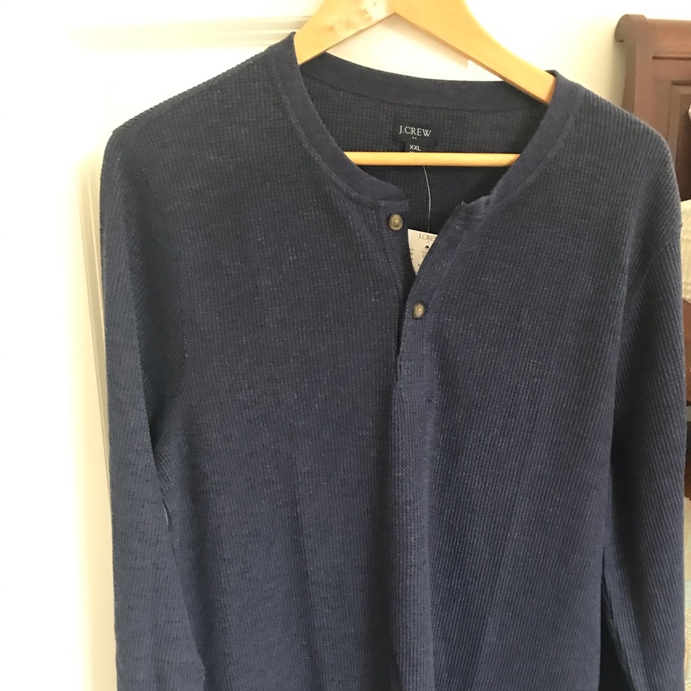 J. Crew men’s navy long sleeve shirt